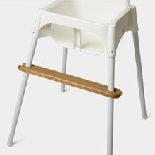 Ladda upp bild till gallerivisning, Fotstöd i ek till Ikea Antilop barnstol