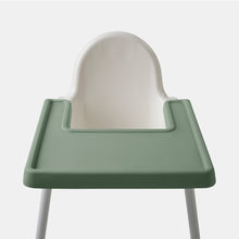 Load image into Gallery viewer, Grön bricköverdrag, är heltäckande till Ikea Antilopstolens bricka