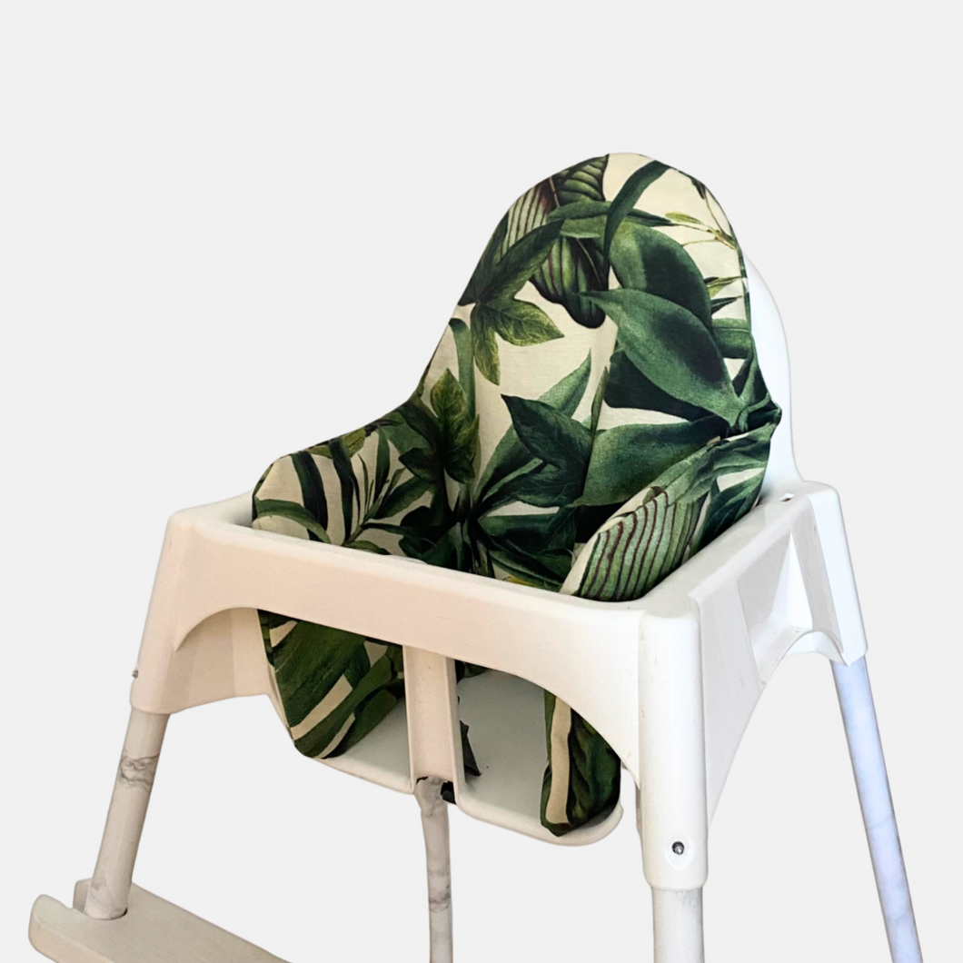 Wipeable Cushion Cover - Tropical Greens