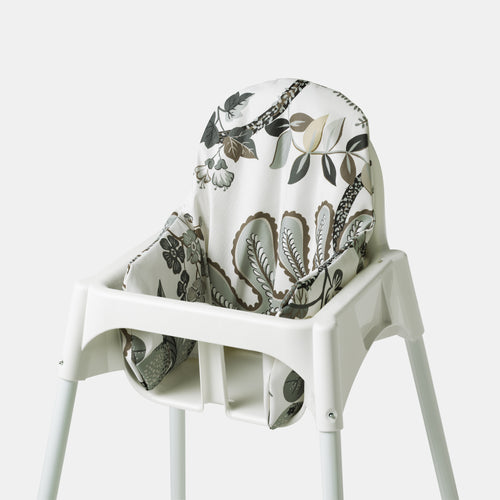 Grön blommig kuddfodral till den uppblåsbara Ikea Antilop kudden
