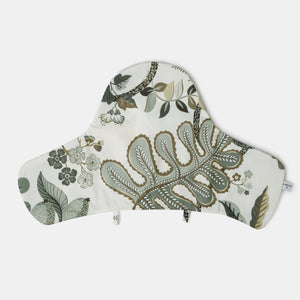 Grön blommig kuddfodral till den uppblåsbara Ikea Antilop kudden