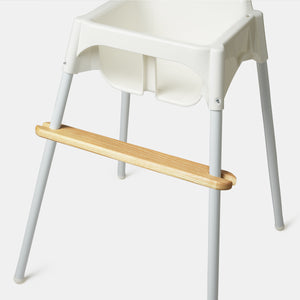 Fotstöd i ask till Ikea Antilop barnstol