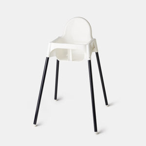 Svarta stolbens klistermärken för Ikea Antilop Barnstol
