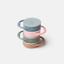 Load image into Gallery viewer, Hopfällbar snacks mugg i fyra färger
