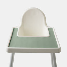Load image into Gallery viewer, Grön silikon brickunderlägg till Ikea Antilop Barnstol 

