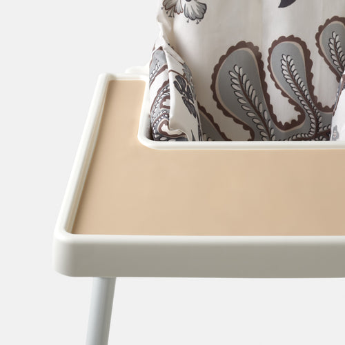 Cream brickunderlägg anpassad till Ikea's Antilop barnstolsbricka 