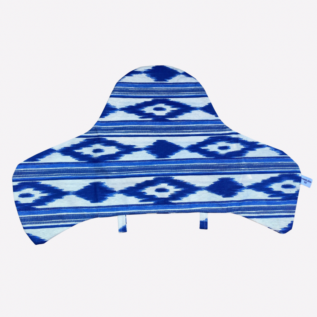 Wipeable Cushion Cover - Blue Etno